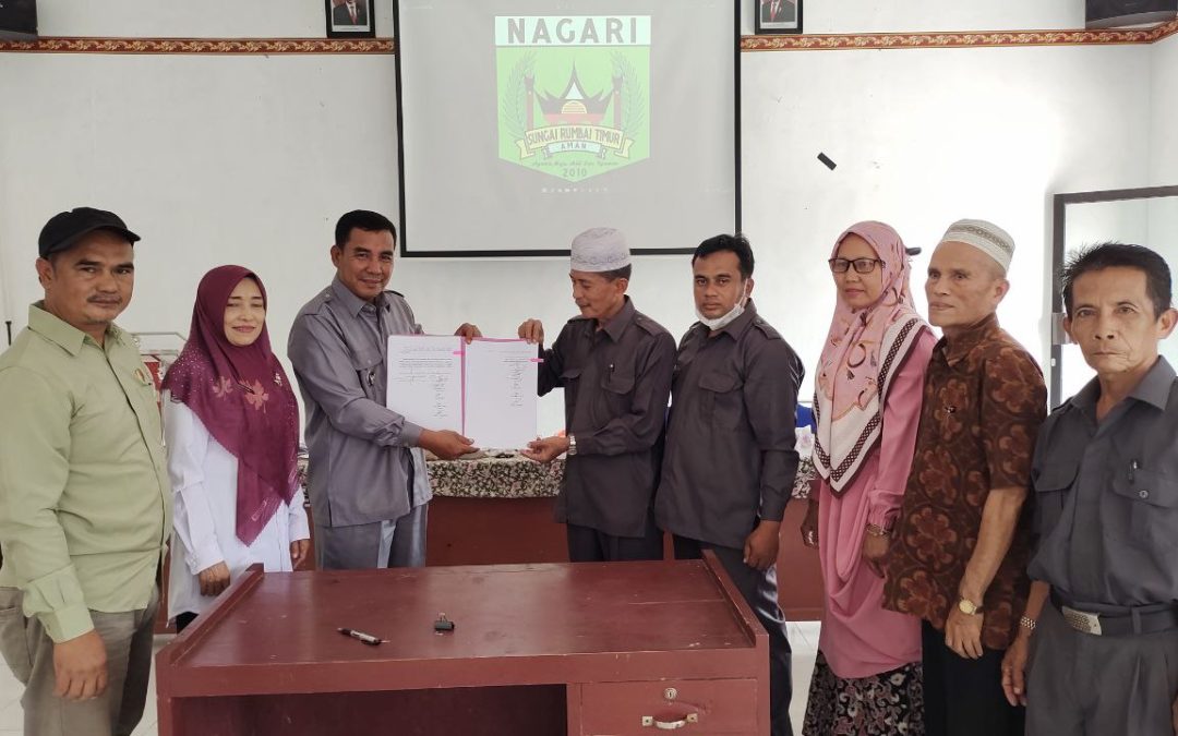 Penyampaian Laporan Akhir Jabatan Wali nagari Sungai Rumbai Timur